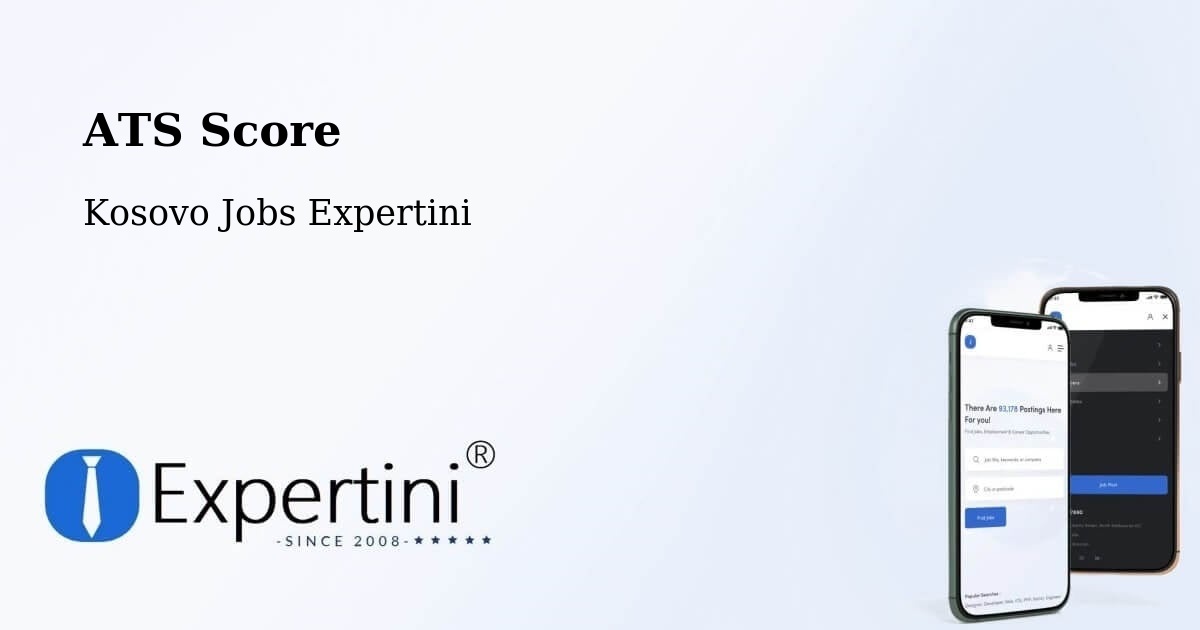 ATS Score - Kosovo Jobs Expertini